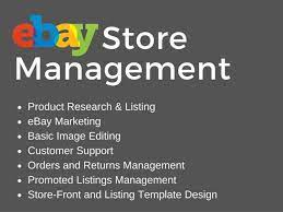 ebay store management services in UK